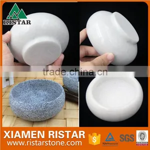 Mini White Marble Stone Mortar and Pestle for Promotion thumbnail-1