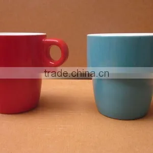 Stoneware Stackable Coffee Mug With Custom Logo Design thumbnail-1