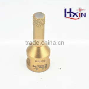 Vacuum Brazed Diamond Hole Saw / Diamond Drill Bits 12mm thumbnail-1