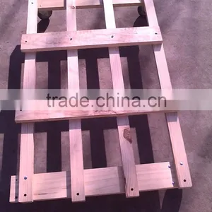 Wooden Moving Take Car Transport Tool Cart thumbnail-1