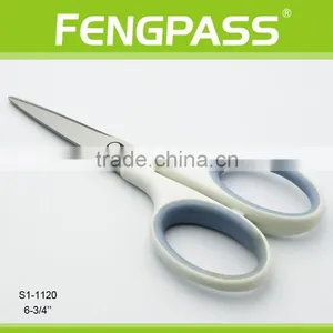 S1-1120 6-3/4" 2Cr13 Stainless Steel Blade With PP+TPR Plastic Handle Sell Scissors thumbnail-1