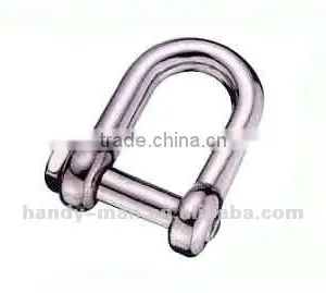 Stainless Steel Square Head Pin D Shackle thumbnail-1