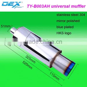 Racing Spare Automotive Part Exhaust System Universal Muffler Performance thumbnail-3