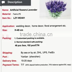 Factory Direct Making Restaurant Interior Decoration Decorative Artificial Table Flowers Artificial Flower thumbnail-2
