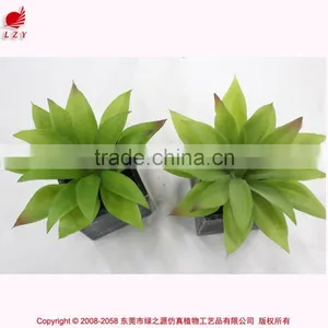 High Quality Wholesale Artificial Mini Succulents,mini Artificial Agave thumbnail-1