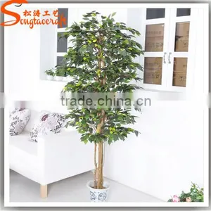 Factory Design Artificial Hanging Marijuana Plant Cheap Artificial Plants Outdoor Decoration Plant thumbnail-2