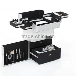 Aluminum Trolley Cosmetic Nail Case thumbnail-1