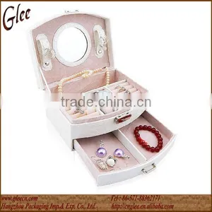 PU Leather Jewelry Box Ornament Cabinet thumbnail-1