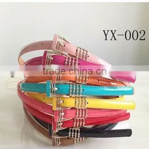 Newest Fashion Best-selling Shiny Lady Leather Belts thumbnail-1