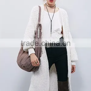MGOO Cheap Price Stock Pullover Long Sweater Wholesale Ugly Christmas Sweater Fashion Winter Sweater Coat for Women JR1074 thumbnail-5