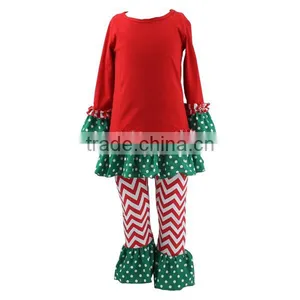 Baby Girls Fall Clothes Quarterfoil Christmas Boutique Girl Toddler Clothing thumbnail-3