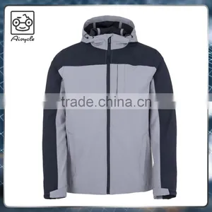New Arrived Mans Cycling Jacket Grey Soft Shell Fleece Lined Jacket thumbnail-1