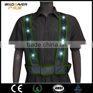 New Design Led Fluorescence Vest /industrial Safety Clothing thumbnail-1