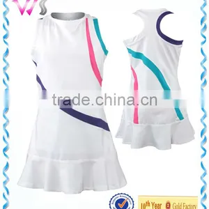 Custom Sexy And Comfortable Girls' Popular Uniform Tennis Dress thumbnail-1