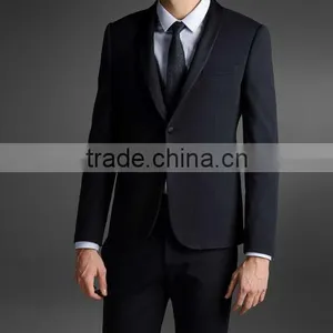 Fashionable Elegant Business Suit Bespoke Suits High Quality Italian Suit Custom Made Suit for Men SJ-S001 thumbnail-1