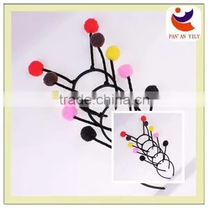 EN 71 Novelty Pompon Bee Headband thumbnail-1