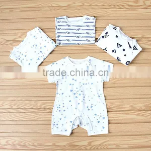 Wholesale Summer Printing Girls Baby Rompers Cotton Clothing thumbnail-2