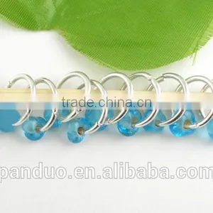 Wholesale Blue Lampwork Glass Knitting Stitch Markers thumbnail-1