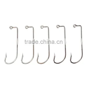 Wholesale Price Size 4/0 Fishing Tools Lot 100PCS Jig Hook Jig Big Stainless Steel Fishing Hooks White Color Fish Hook thumbnail-2