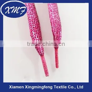 Flat Shoelace With Metallic Thread thumbnail-1