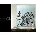 Modern Decorative Interior Glass Wall Panels For Home Decor , 3600mm2400mm thumbnail-1
