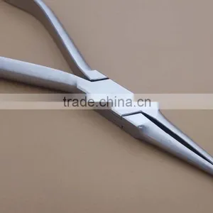 Dental How Pliers Straight Serrated Tips Orthodontic Dental Instruments thumbnail-2