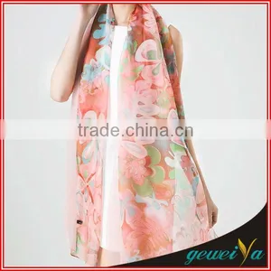 Custom Digital Polyester Printed Fashionable Scarf thumbnail-1
