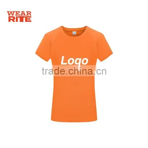 Wholesale Round Neck Raglan Dri Fit Sport Women T-Shirt thumbnail-2