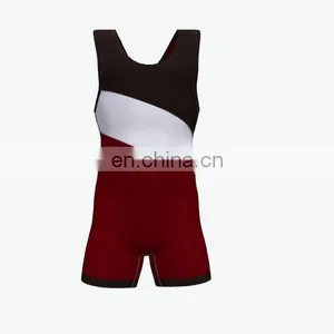 New Freestyle Men's Sublimation Wresting Suit thumbnail-1