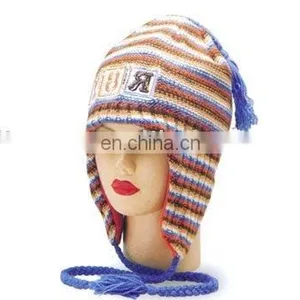 Acrylic Winter Hat With Polar Fleece Lining thumbnail-1