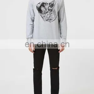 Classic Fit Crew Neck Print Sweatshirt thumbnail-5