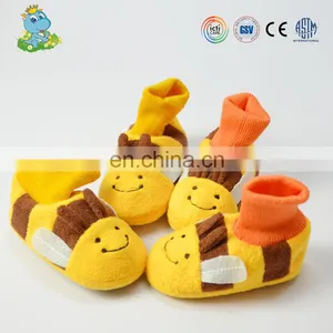 GSV Cute Manufacture Infant Shoes Soft Plush Slipper thumbnail-1