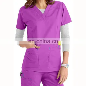 EXW Price Scrub Uniform Hospital Uniform Design thumbnail-1