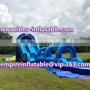 Inflatable Water Slip n Slide, Inflatable Water Slide With Pool ID-SLL009 thumbnail-1