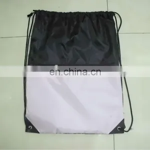 Promotional Drawstring Bag With Pockets Zipper Bag Custom Drawstring Backpack 34*43cm thumbnail-1