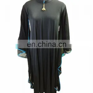 Plain Burqa 2017 / Latest Designer Dubai Abaya / Women Ethnic Wear Burkha / Plain Lycra Stretchable Burkha (dubai Abaya 2017) thumbnail-1