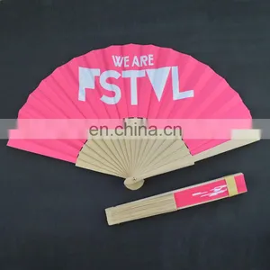 23cmL Personalized Spanish Wooden Hand Fans for Event thumbnail-3