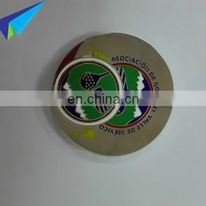 Customized Magnetic Golf Ball Markers Metal Golf Poker Chip With Company Logo thumbnail-2