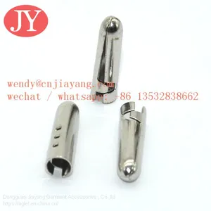 Dongguan Jiayang Aglet Crimp Yeezy Boost Metal Tips Shoelace Tip Plastic Shoelace Tip thumbnail-3