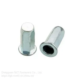 Blind Rivet Nut Stainless m6 Flat Head Full Hex Blind Rivet Nut thumbnail-1