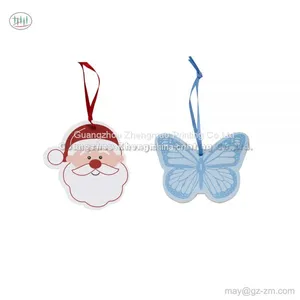 Special OEM Design and Produce Hanging Paper Car Air Freshener for Chireistmas Gift thumbnail-1