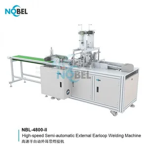 NBL-4800-II High-speed Semi-automatic External Earloop Welding Machine Semi Automatic Mask Production Line Mask Producing Line Distributor thumbnail-1