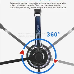 China Beien FC21 RJ Telephone Call Center Headset Noise-cancelling Headset Online Learning thumbnail-5