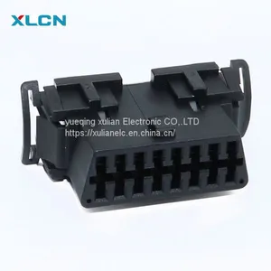 Molex 16 Pin OBDII J1962F Female Panel Mount Connector 51115-1601 thumbnail-1
