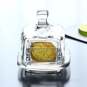 Wholesale Handmade Glass Dessert Dome, Glass Dome With Plate for Home Decor Wedding Decoration & Gift thumbnail-5