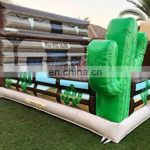 Inflatable Mechanical Bull Ride Machine Old West Rodeo Bull Riding For Sale thumbnail-5