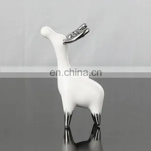 Creative Cute Ceramic Fawn Decoration Children's Desk Decoration Ornaments thumbnail-2