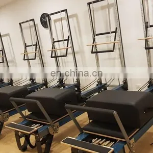 Hot Selling Pilates Reformer Machine in Aluminium With Tower Home Folding Reformer Pilates Equipment With Half Trapeze SNP03 thumbnail-3
