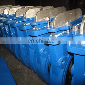 DN100 Ductile Cast Iron Pneumatic Knife Gate Valve PN10 thumbnail-6