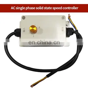 Solid State Speed Regulator AC Single Phase 220v100w Vibration Motor Speed Controller thumbnail-3